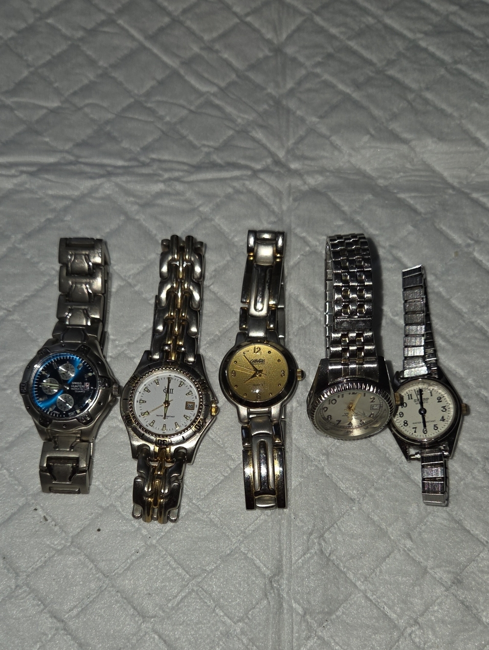All Watches Working Mixed Silver Tone Woman Watch Lot - Assorted Styles